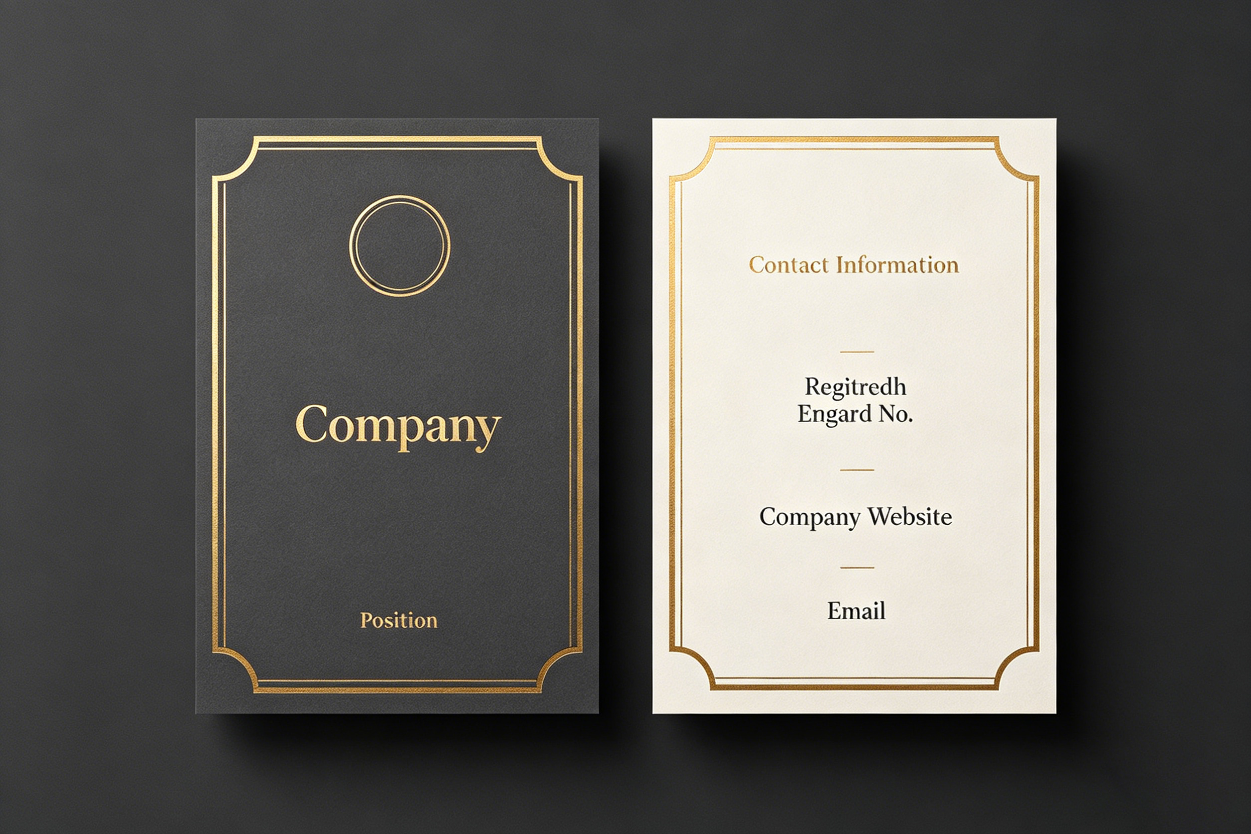 Executive Gold Border